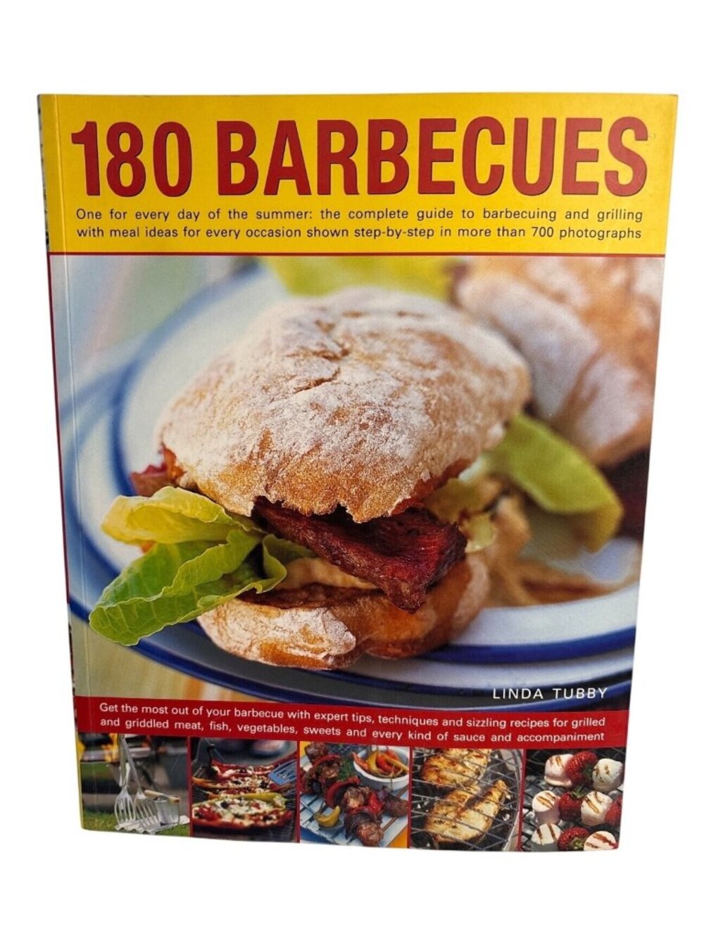 180 Barbecues Recipe Book By Linda Tubby Grilling Guide Photos & Recipes